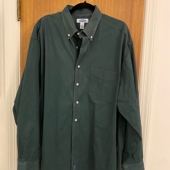 Old Navy Other - Old Navy Men’s Hunter Green Button Down Shirt-Sz XL